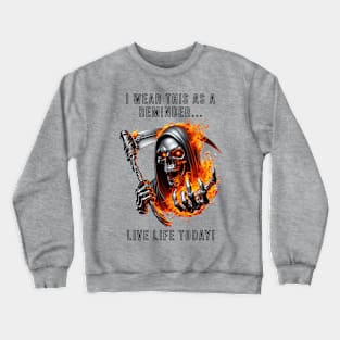 Reaper on Fire by focusln Crewneck Sweatshirt